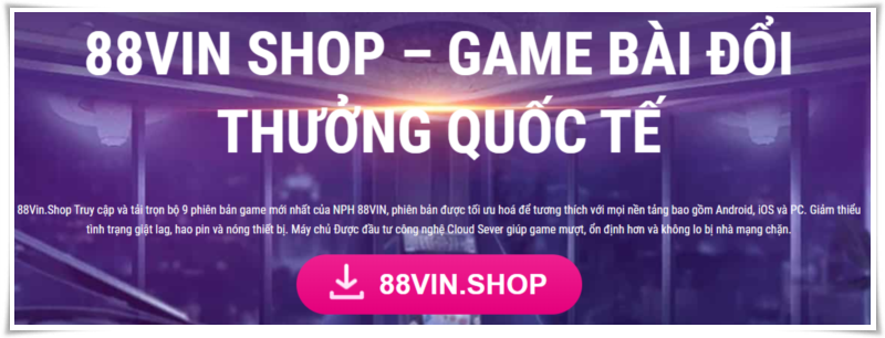 Link tải 88Vin club