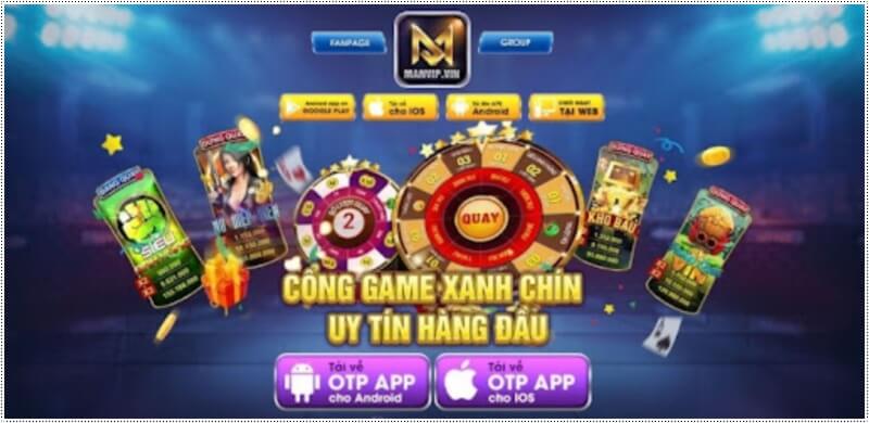 Cổng game đánh bài đổi thưởng Manvip