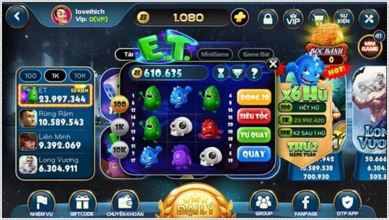 Kho game nổi bật tại B79 Club