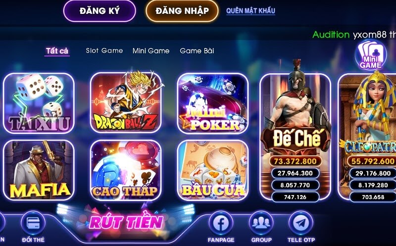 Cổng game bài đổi thưởng Eclub