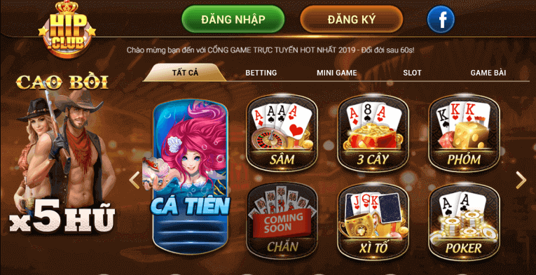 Cổng game Hip Club