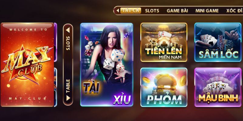 Cổng game đánh bài đổi thưởng May Club