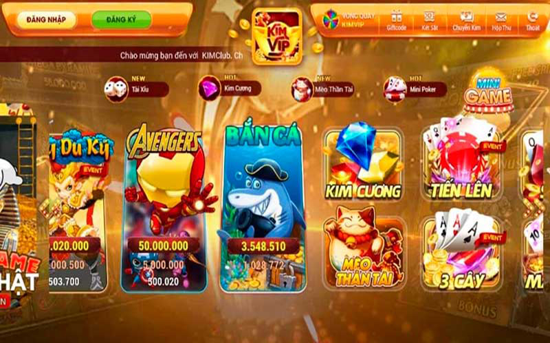 Kho game đổi thưởng KimVip